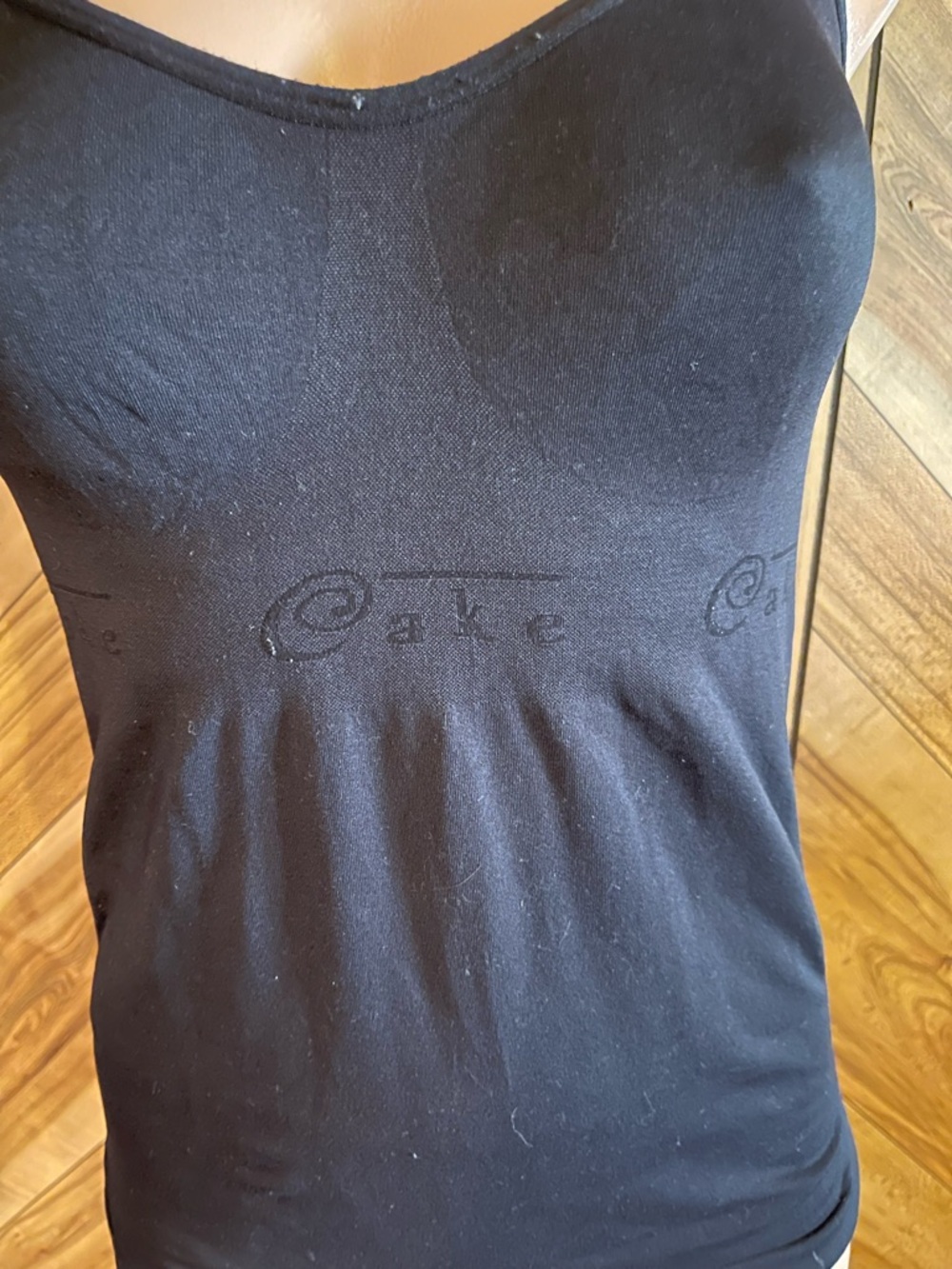 Cake Maternity Toffee Nursing Tank Top Black Shaping Seamless Cami View 4